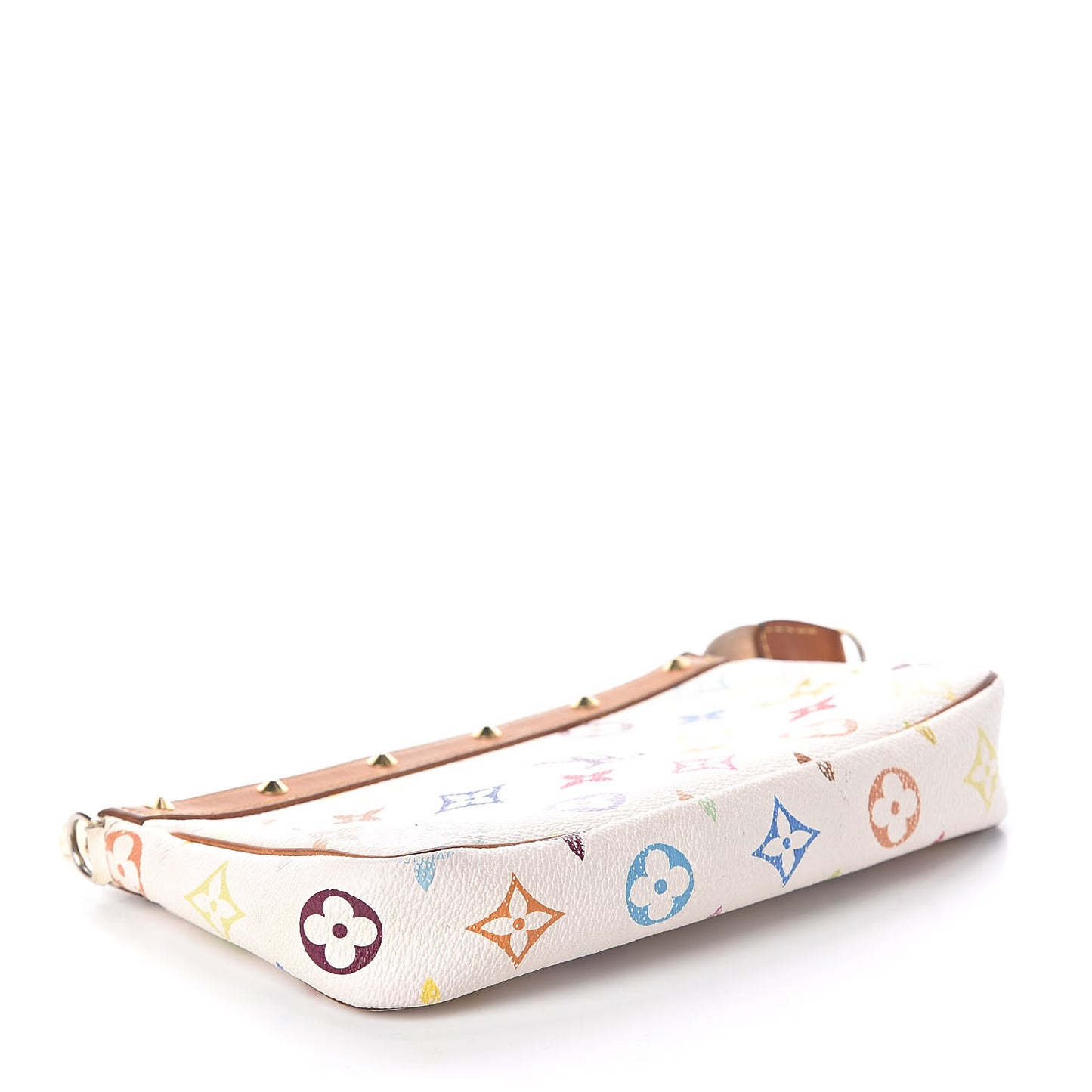 Monogram Multicolor Pochette Accessories White