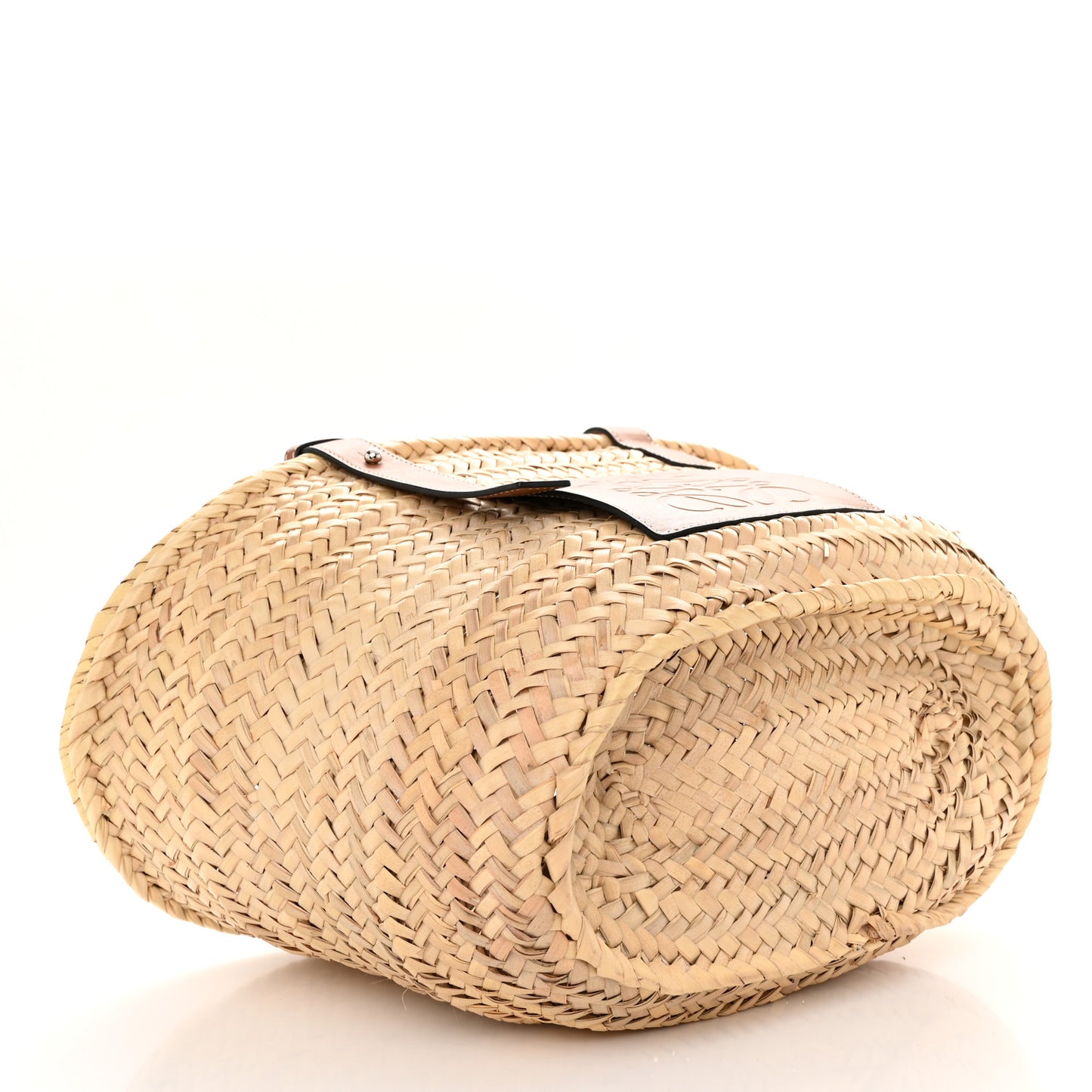 Raffia Basket Tote Bag Natural Tan