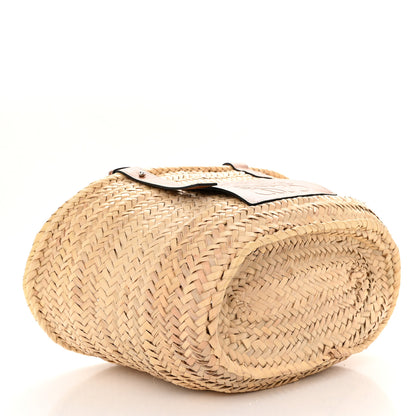 Loewe Raffia Basket Tote Bag Natural Tan 4 of 9