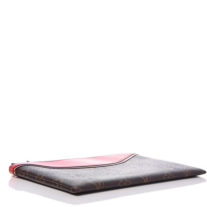Louis Vuitton Monogram Tuileries Pochette Red 4 of 8