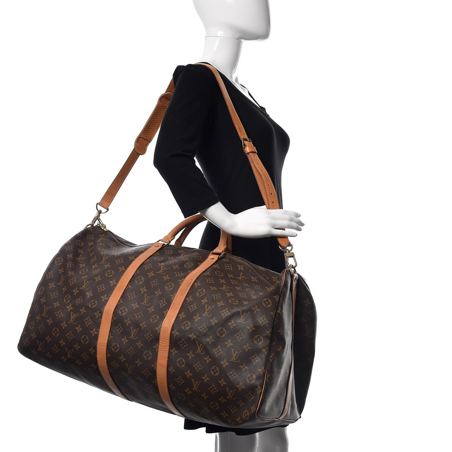 Louis Vuitton Monogram Keepall Bandouliere 60 2 of 14