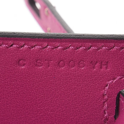 Hermes Swift Kelly Pochette Clutch Rose Pourpre 14 of 24