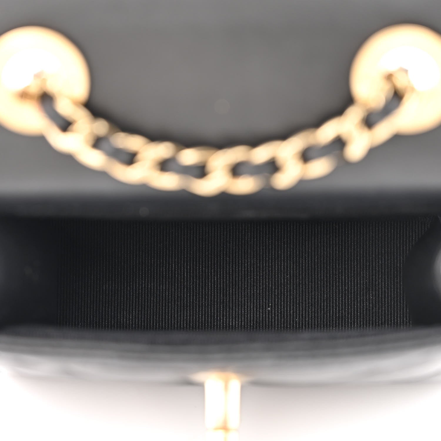 Chanel Lambskin Quilted Mini Trendy CC Chain Wallet Black 5 of 11