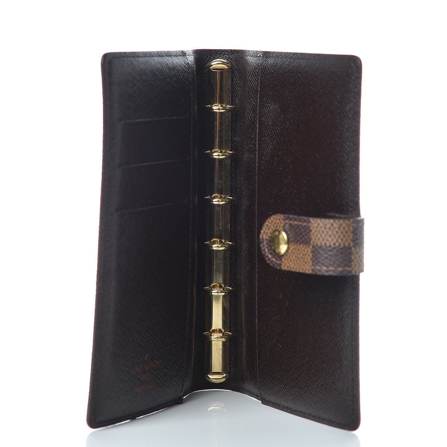 Damier Ebene Small Ring Agenda Cover
