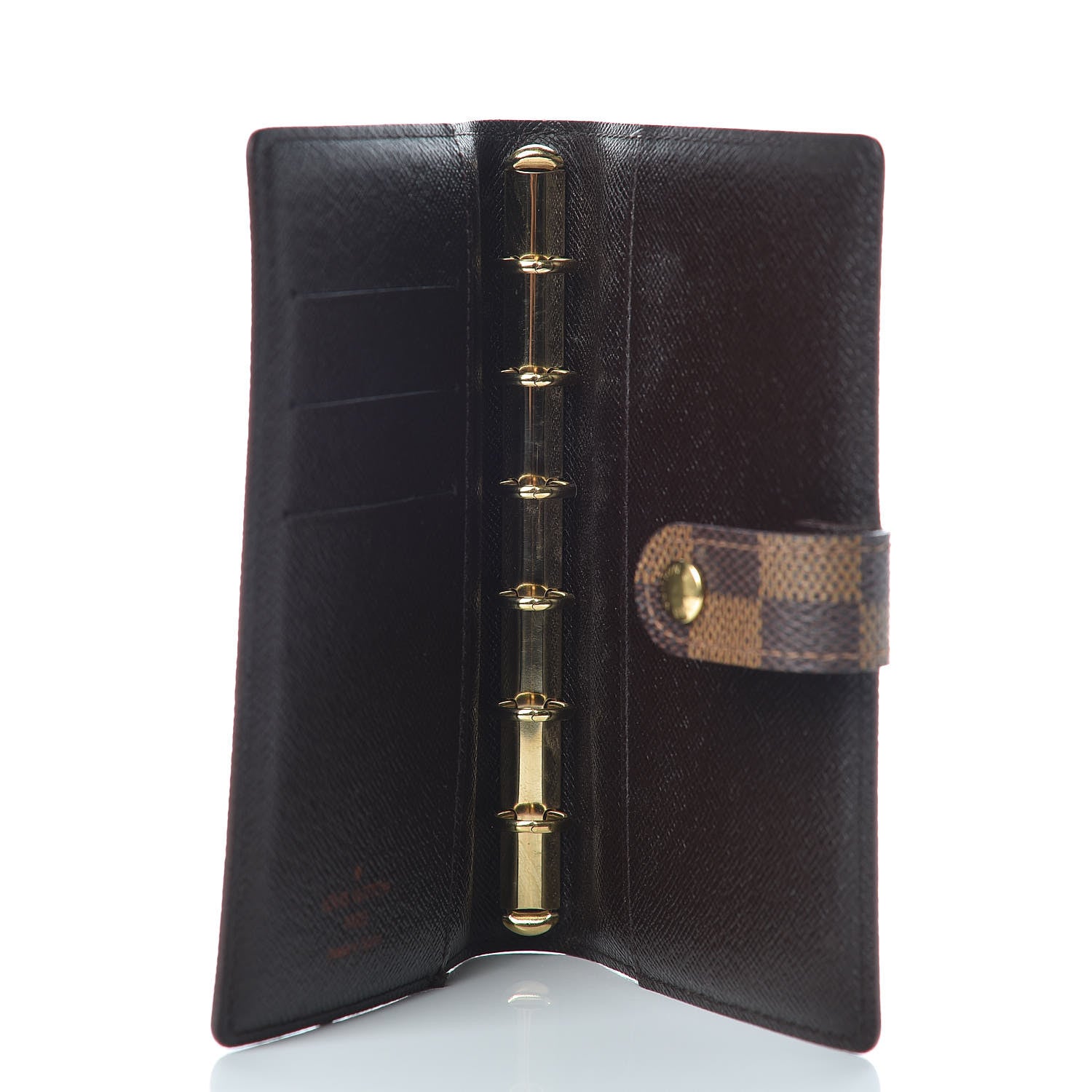 Louis Vuitton Damier Ebene Small Ring Agenda Cover 5 of 8