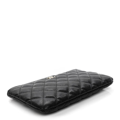 Chanel Caviar Quilted Cosmetic Case Black 3 of 4