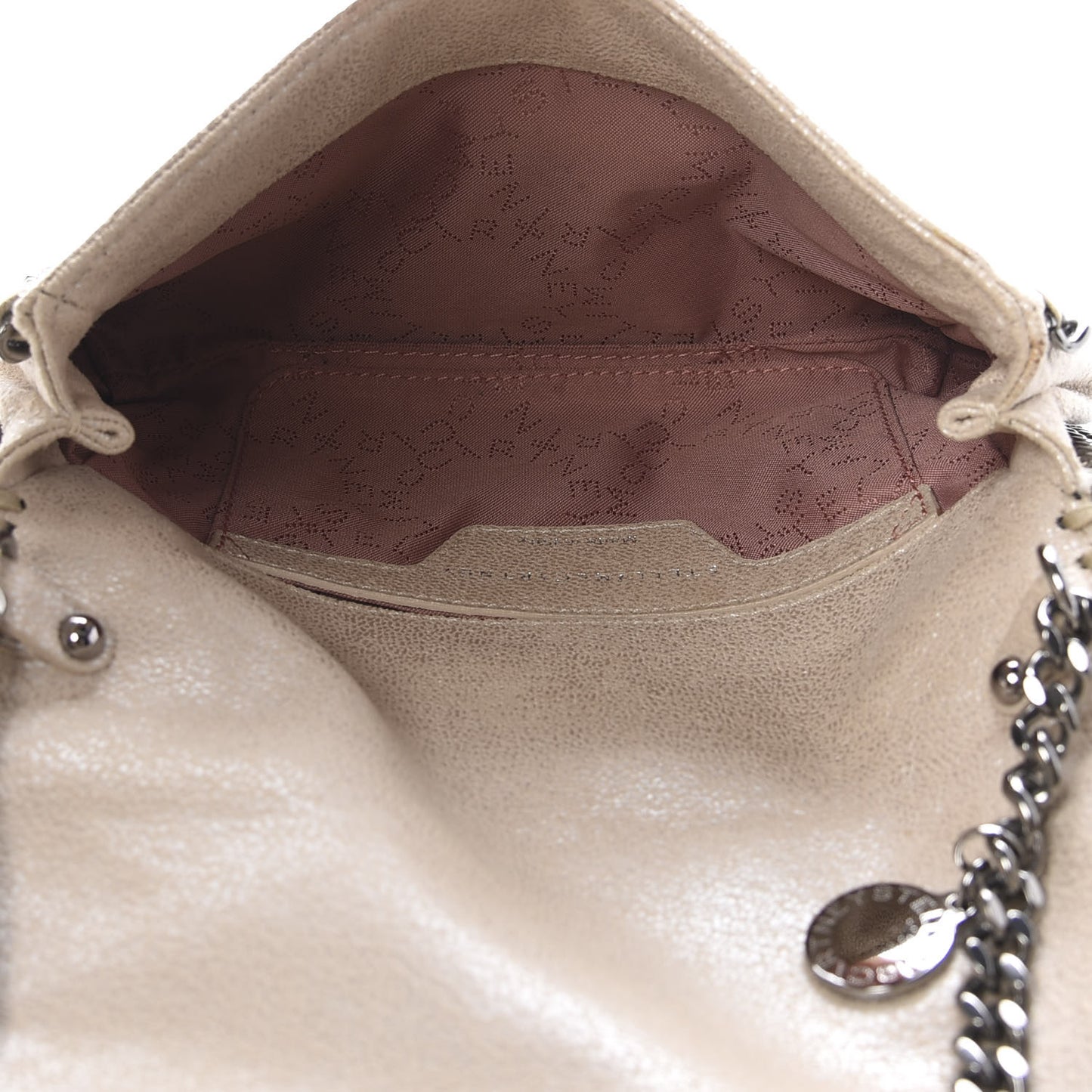 Shaggy Deer Falabella Crossbody Bag Gold