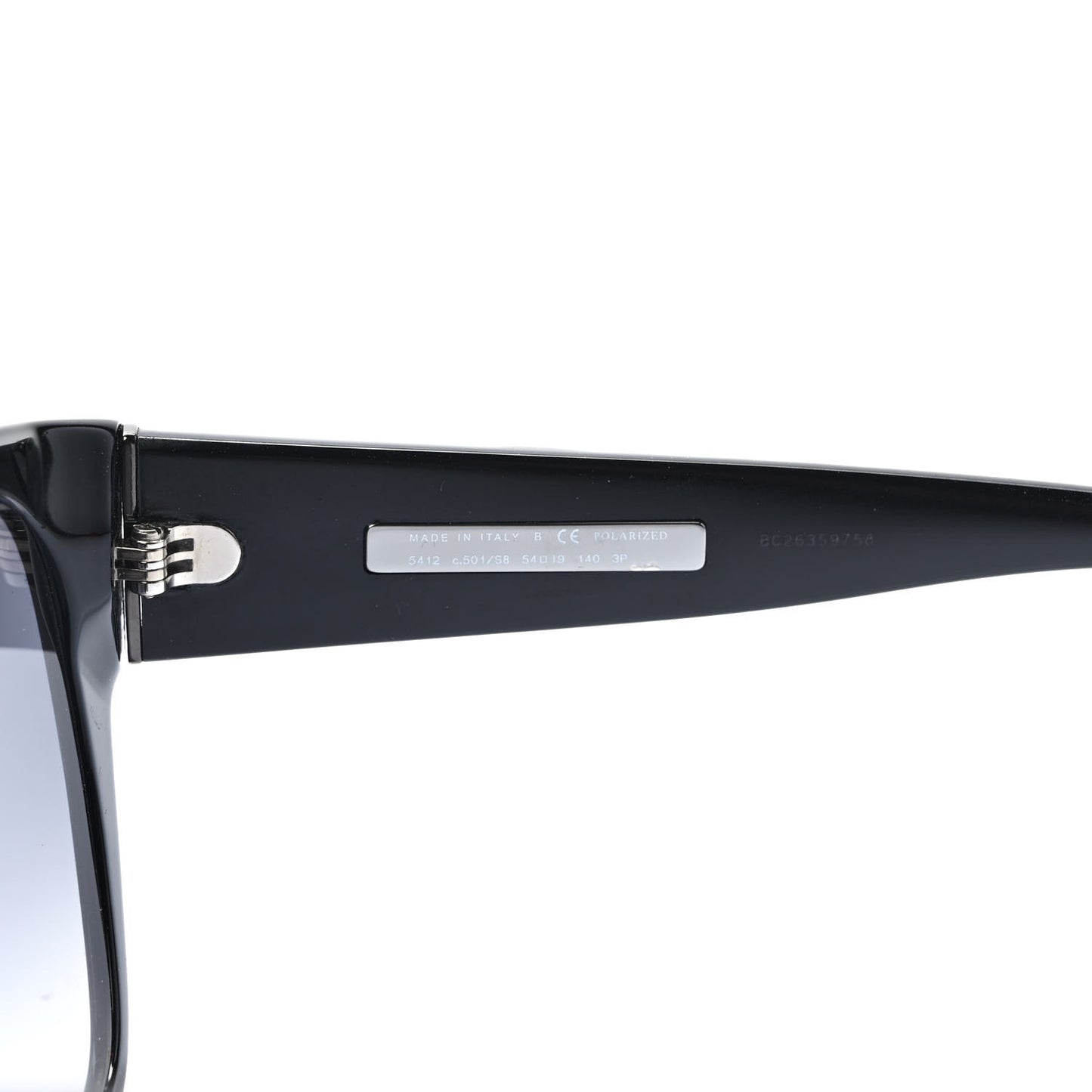 Acetate Polarized Butterfly CC Sunglasses 5412 Black