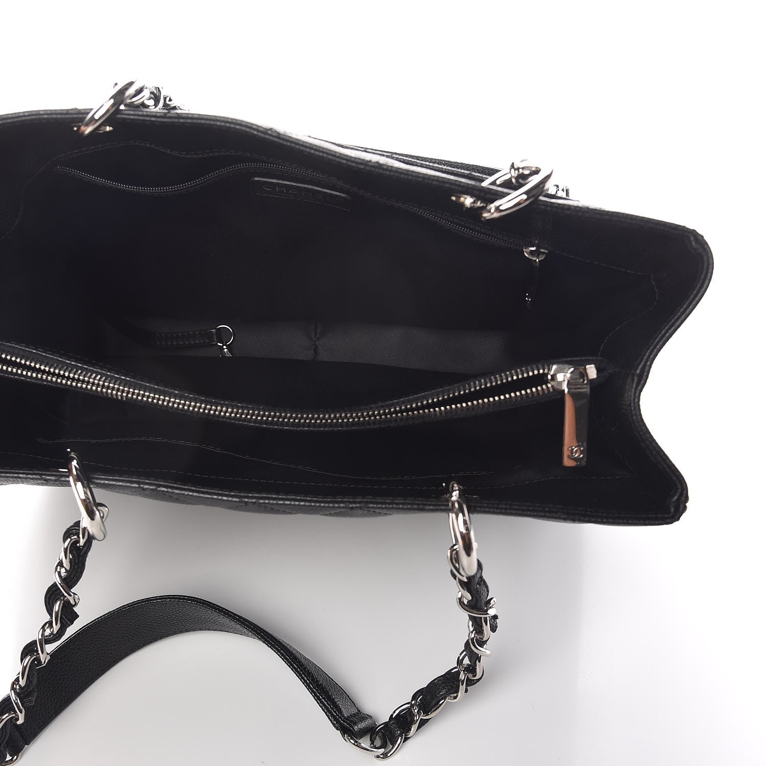 Chanel Caviar Quilted Grand Shopping Tote GST Black 5 of 11