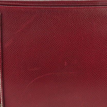 Hermes Veau Lisse Birkin 30 Rouge H 24 of 26
