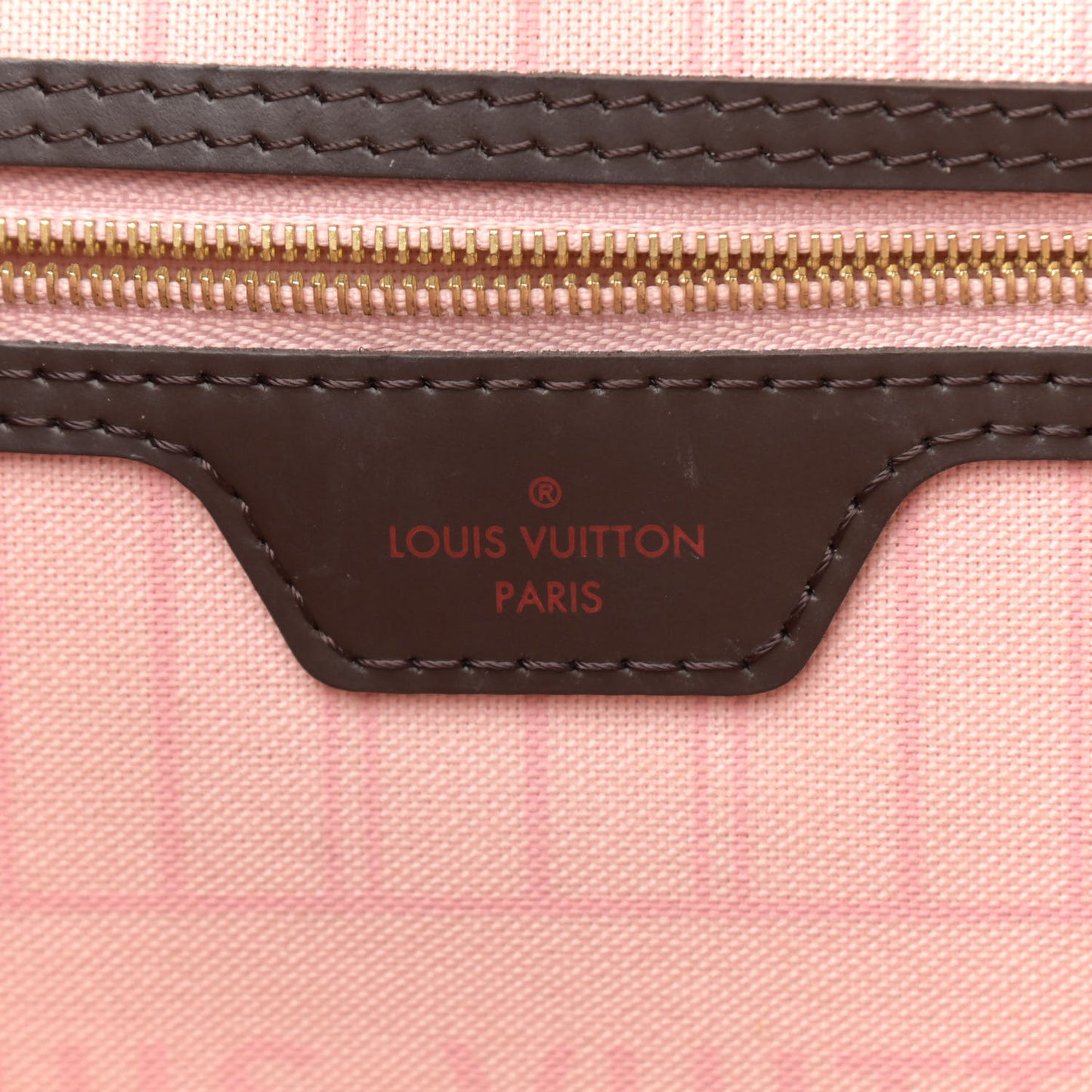 Damier Ebene Neo Neverfull MM Rose Ballerine