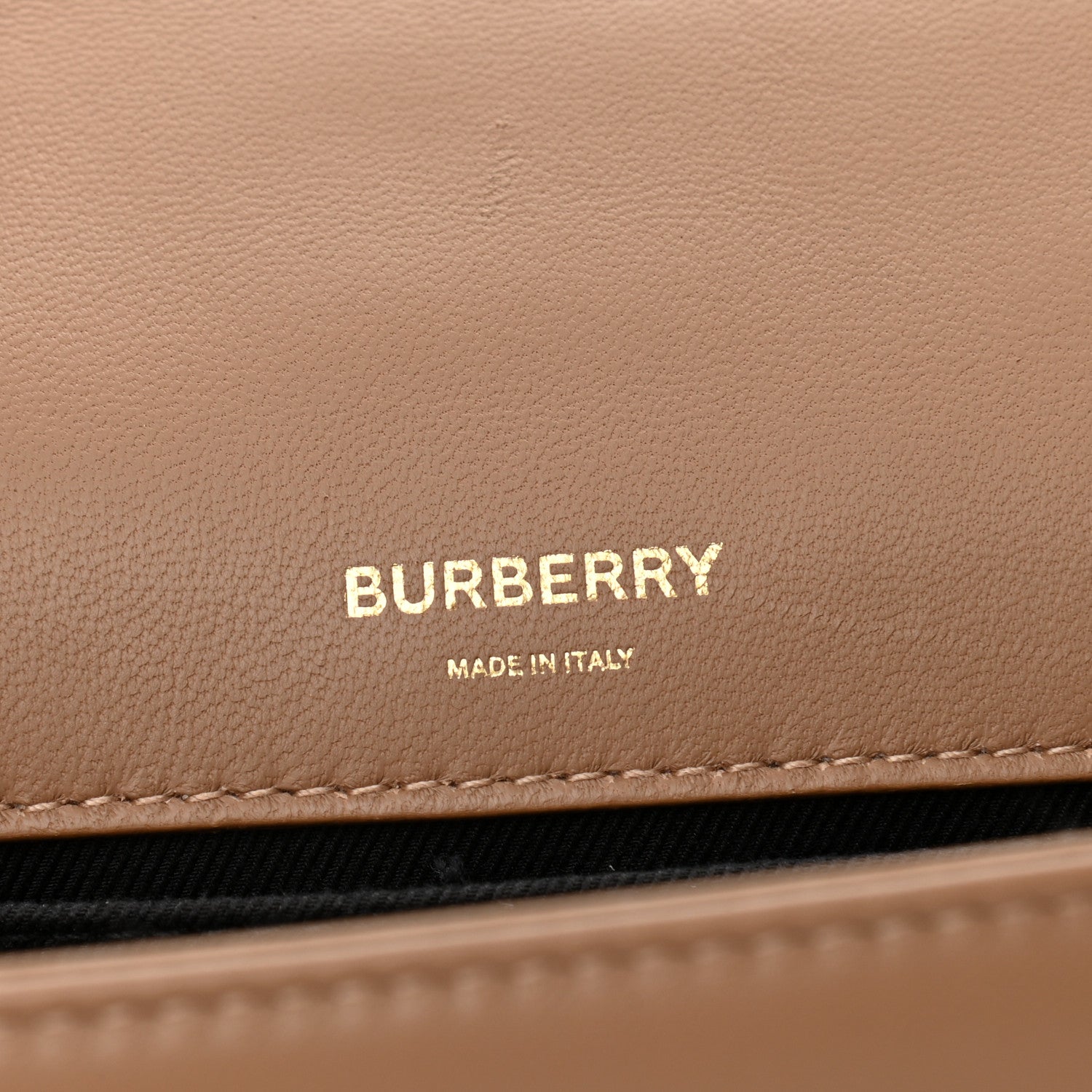 Burberry Lambskin Quilted Small Lola Bag Camel 6 of 10