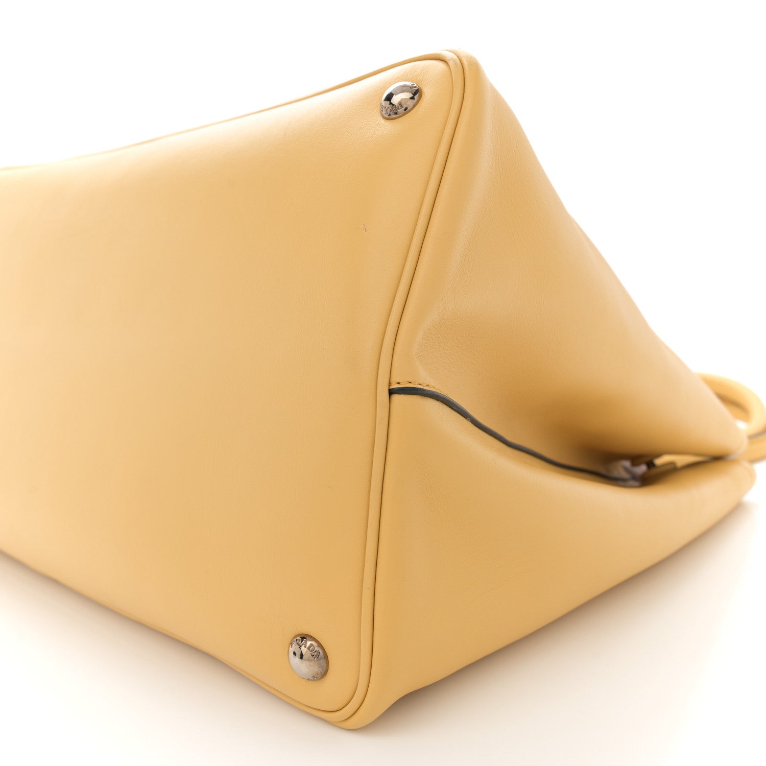 Prada City Calf Double Bag Ginestra 11 of 13