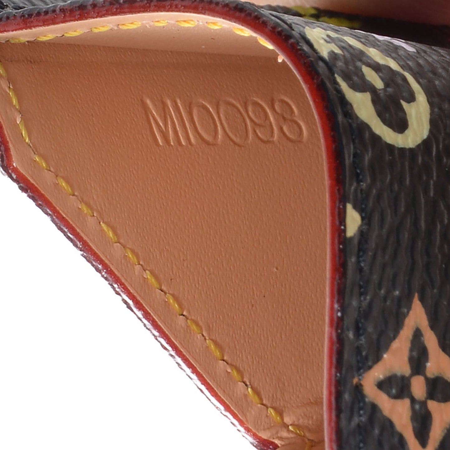 Monogram Multicolor Mirror and Case Pouch Black