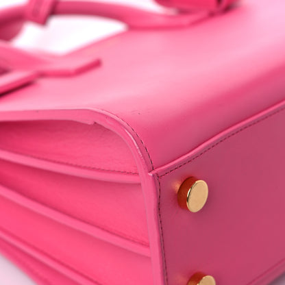 Saint Laurent Calfskin Nano Sac De Jour Lipstick Fuchsia 6 of 15
