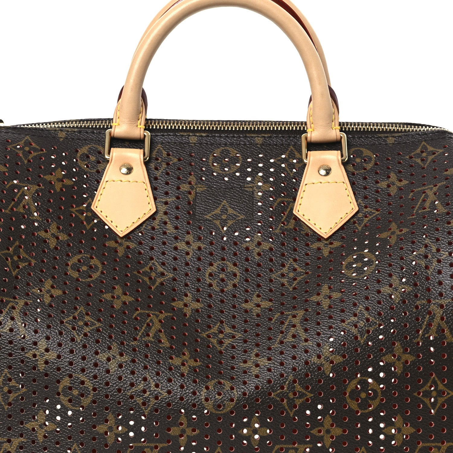Louis Vuitton Monogram Perforated Speedy 30 Orange 7 of 9