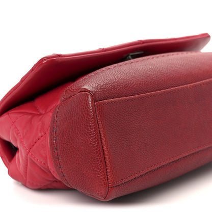 Chanel Caviar Lambskin Quilted Bi Coco Flap Red 11 of 12