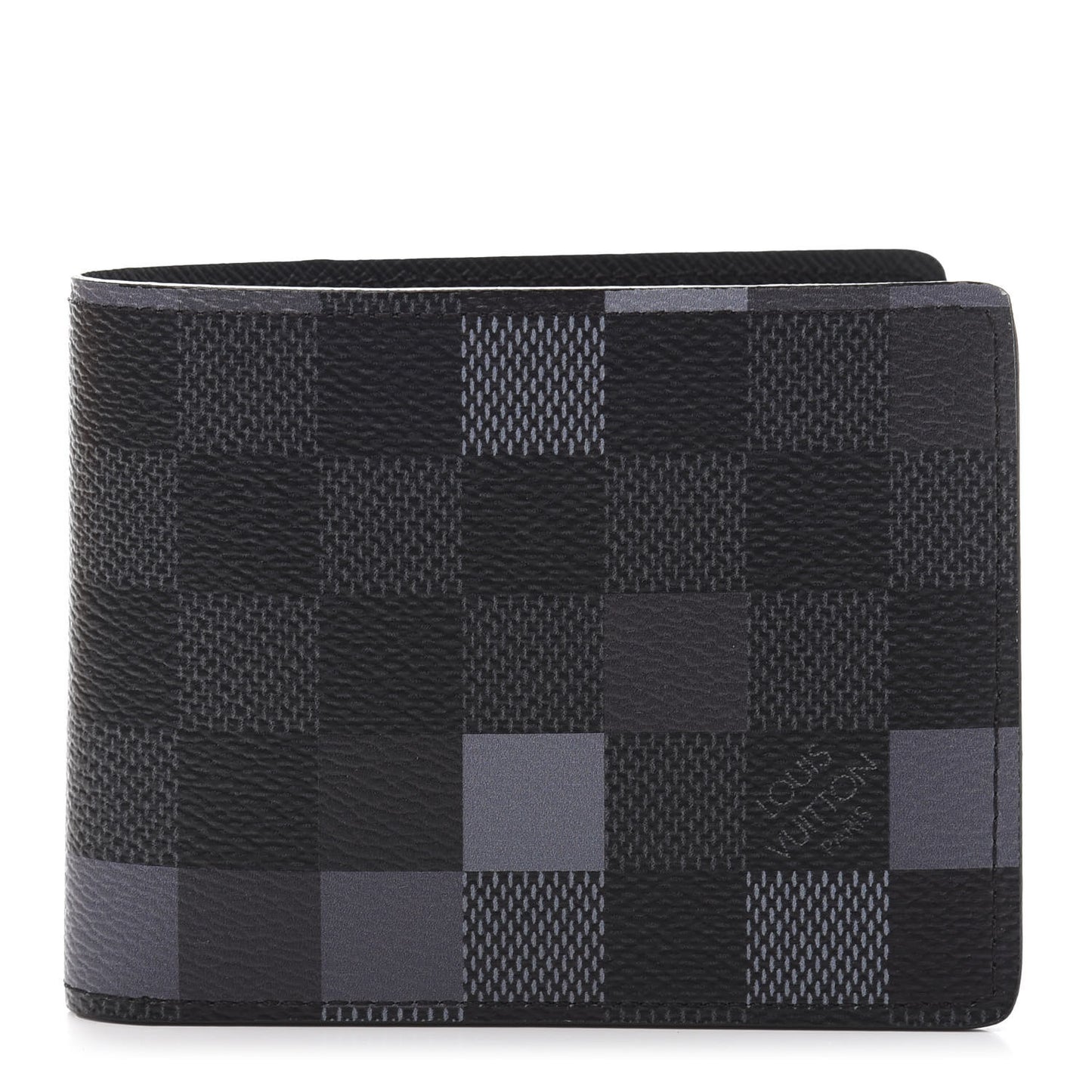 Damier Graphite Pixel Slender Wallet Gris