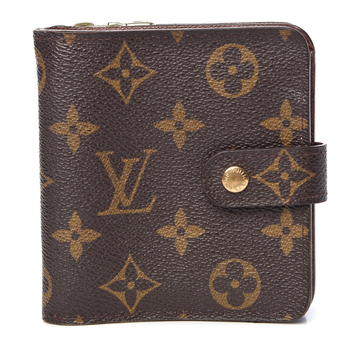 Monogram Compact Zippe Zipped Wallet