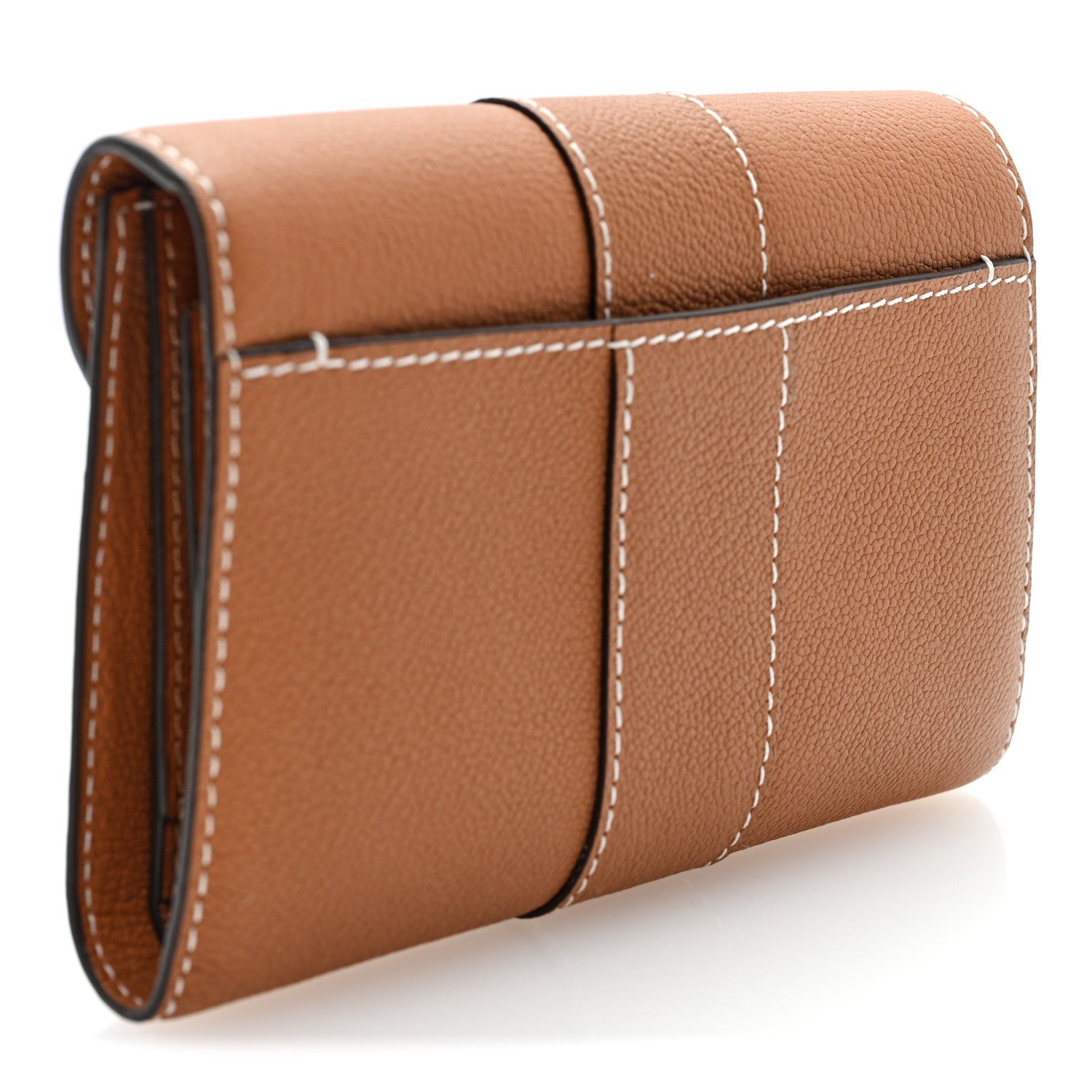 Delvaux Grained Rodeo Calfskin Brillant Compact Wallet Vegetal 4 of 7