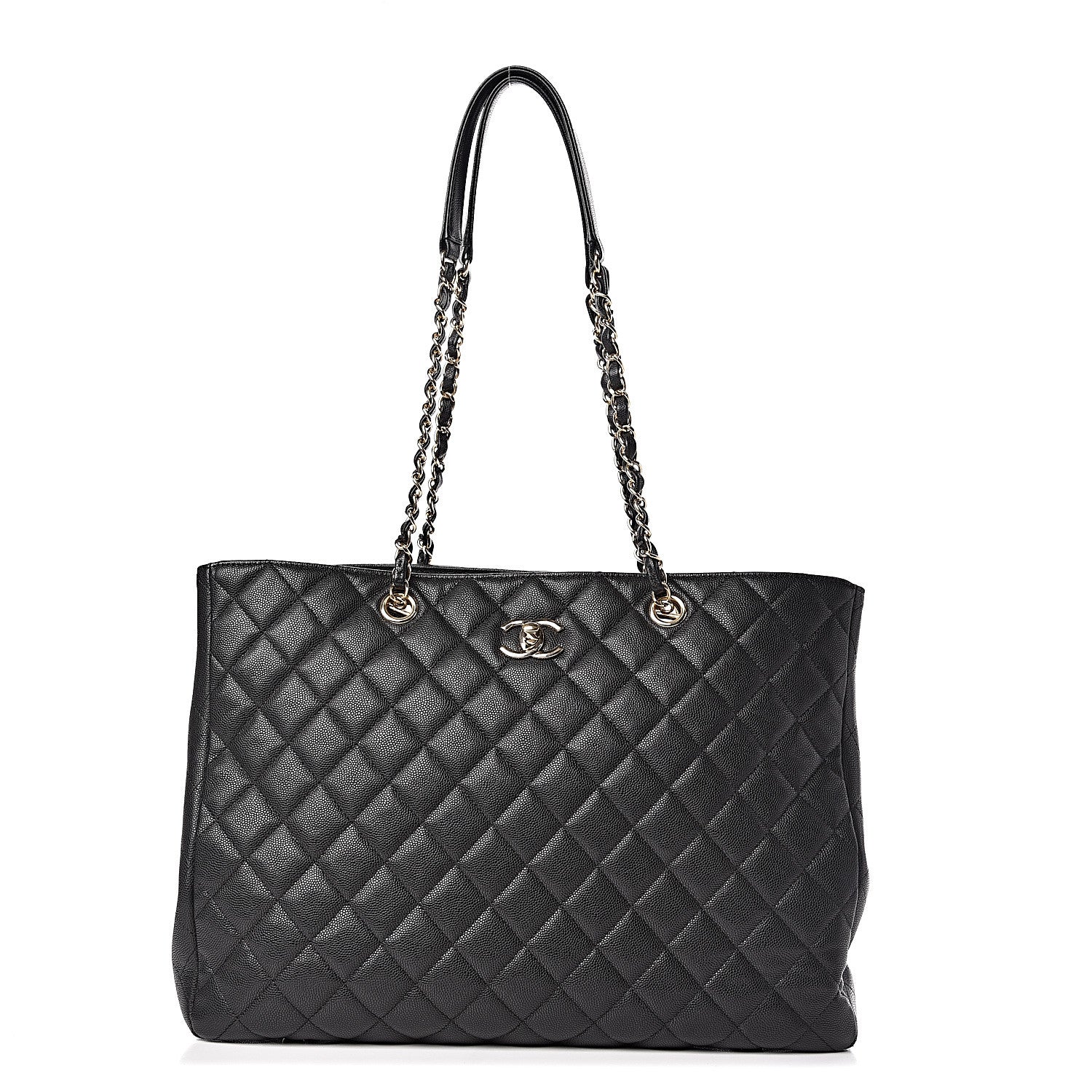 Chanel Caviar Quilted Large Shopping Tote Black 1 of 12