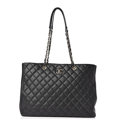 Chanel Caviar Quilted Large Shopping Tote Black 1 of 12