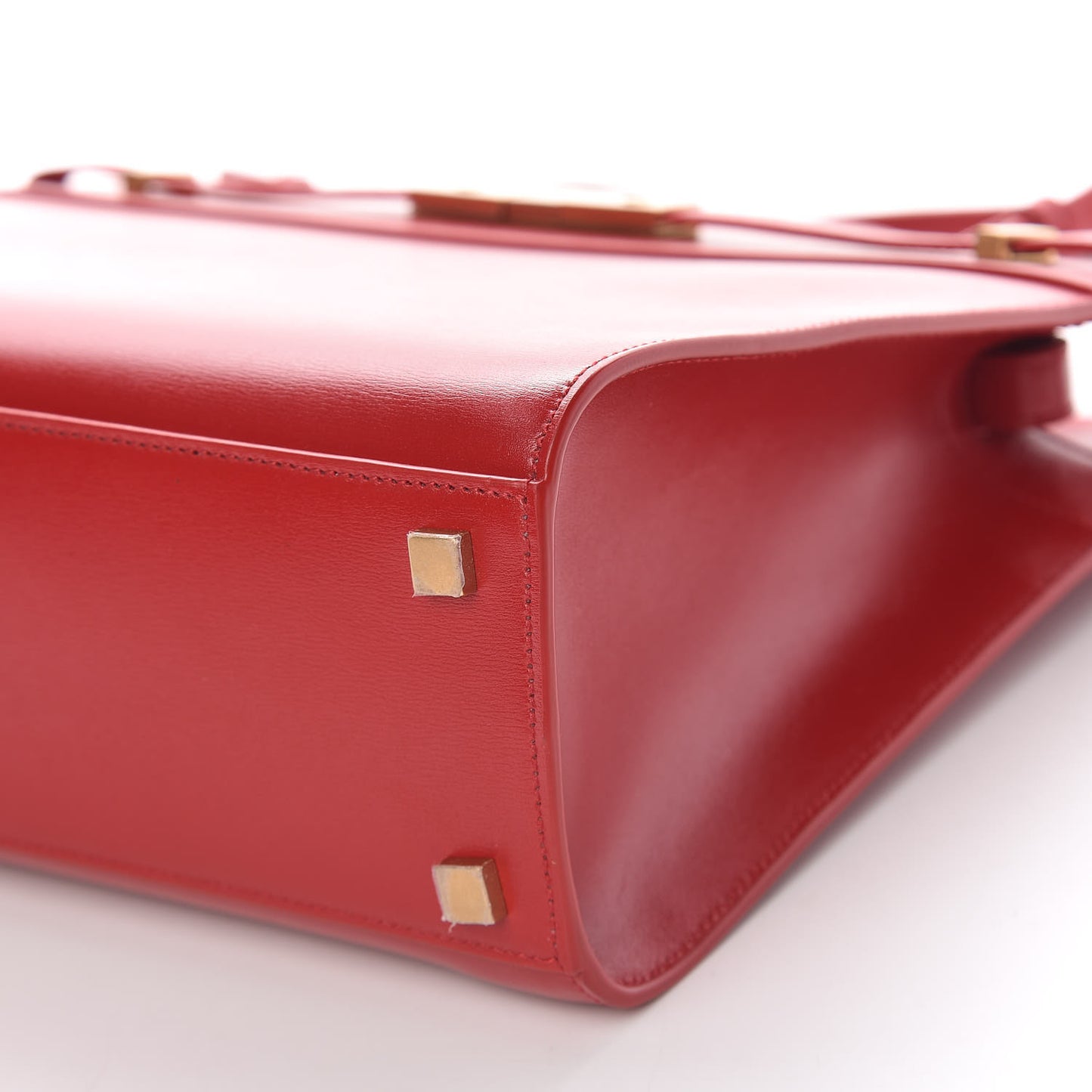 Calfskin Small Manhattan Shopper Tote Red