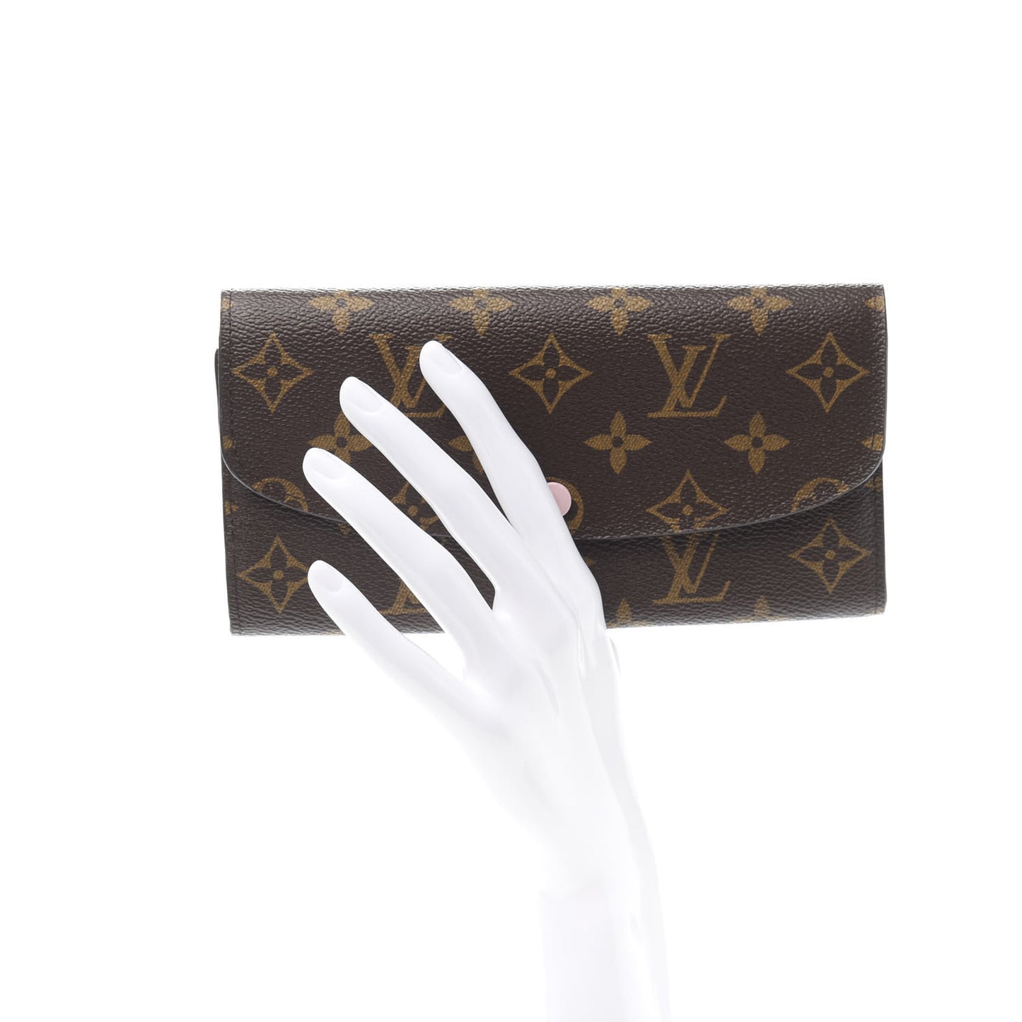 Monogram Emilie Wallet Rose Ballerine