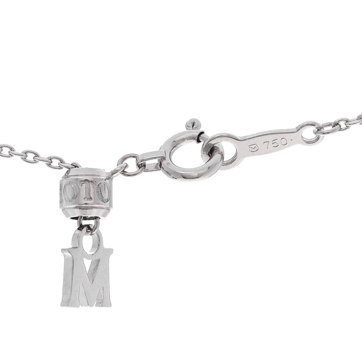 Mikimoto 18K White Gold Diamond Akoya Cultured Pearl 5.5-8mm Pearls in Motion Necklace 4 of 5