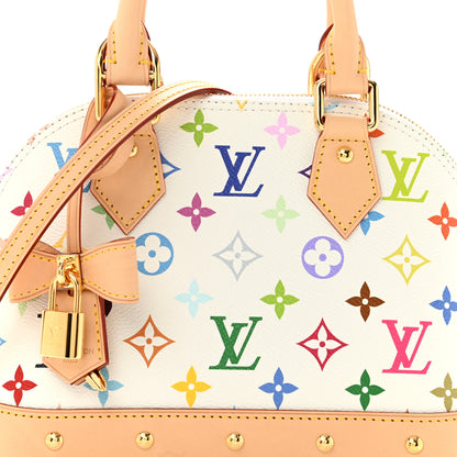 Louis Vuitton LV x TM Monogram Multicolor Alma BB White 7 of 10
