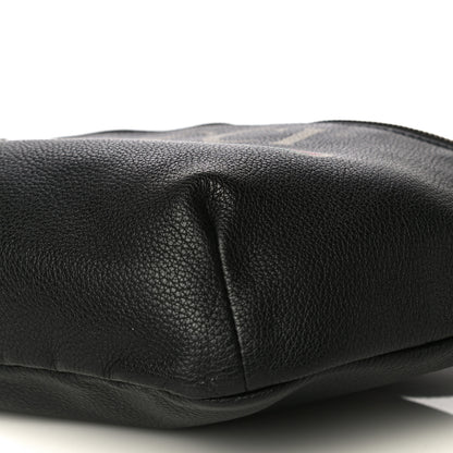 Gucci Grained Calfskin Logo Belt Bag Black 9 of 13
