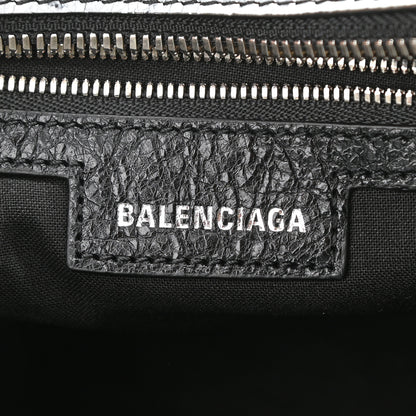 Balenciaga Agneau Arena Graffiti Neo Cagole Handbag XS Black White 6 of 8