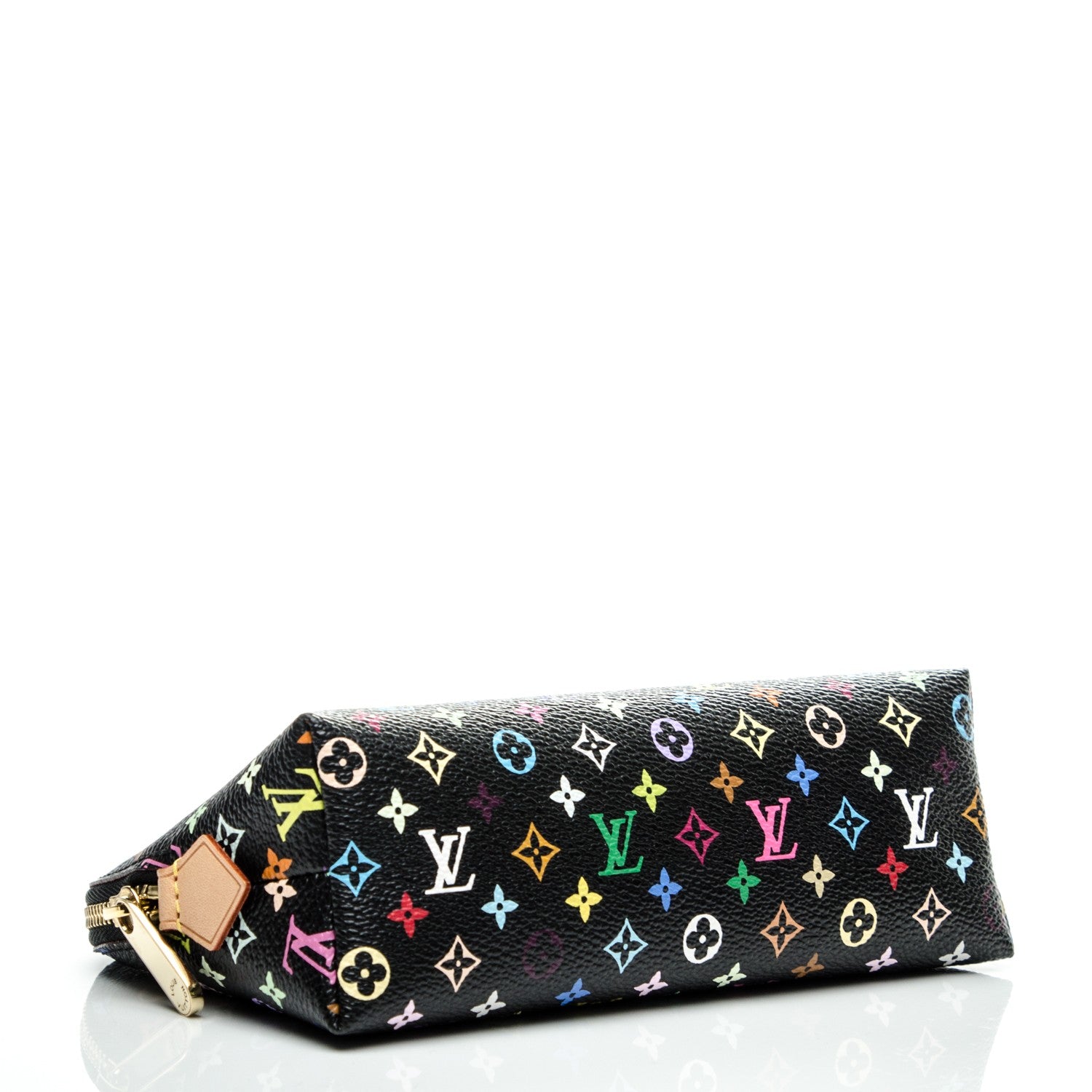 Louis Vuitton Monogram Multicolor Cosmetic Pouch Black Grenade 4 of 6