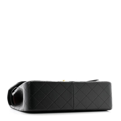 Chanel Caviar Quilted Jumbo Double Flap Black 4 of 10