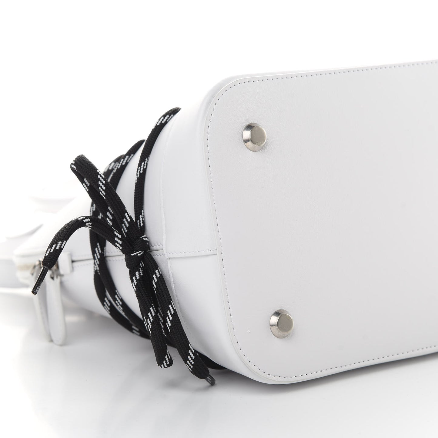 Calfskin Hello Kitty M Ville Top Handle Bag Optic White