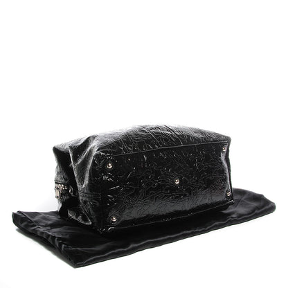 Saint Laurent Embossed Patent Medium Easy Y Bag Black 4 of 9