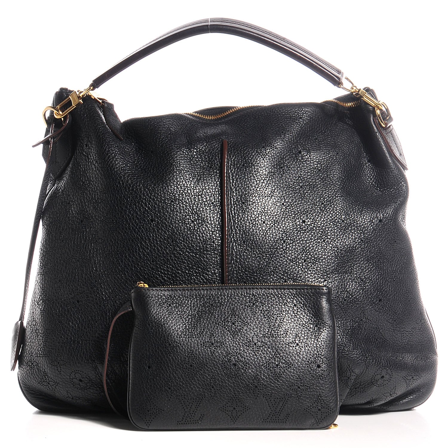 Louis Vuitton Mahina Selene MM Black 3 of 8