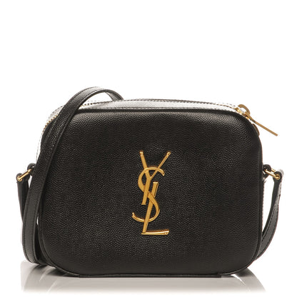Saint Laurent Grain De Poudre Small Classic Monogram Camera Bag Black 1 of 8