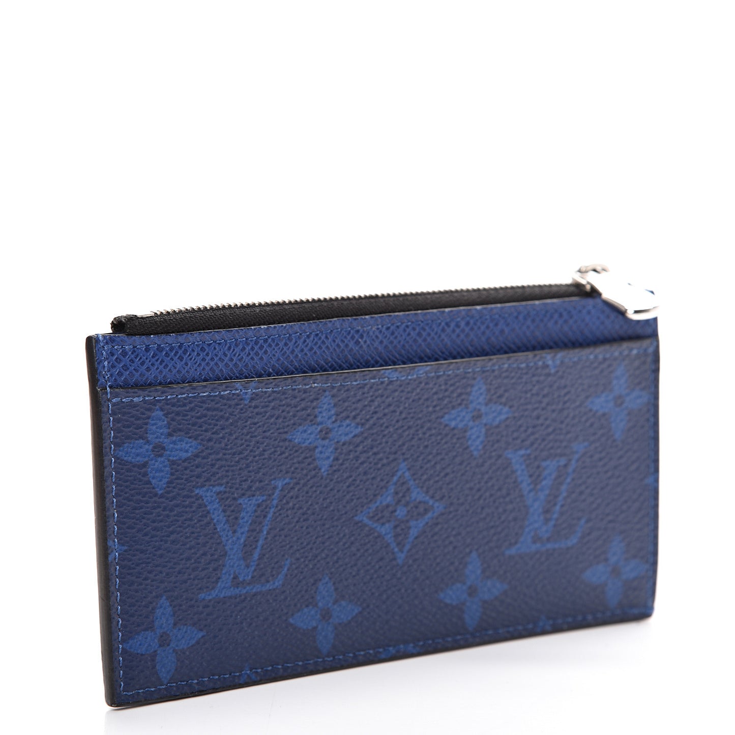 Monogram Taiga Coin Card Holder Cobalt