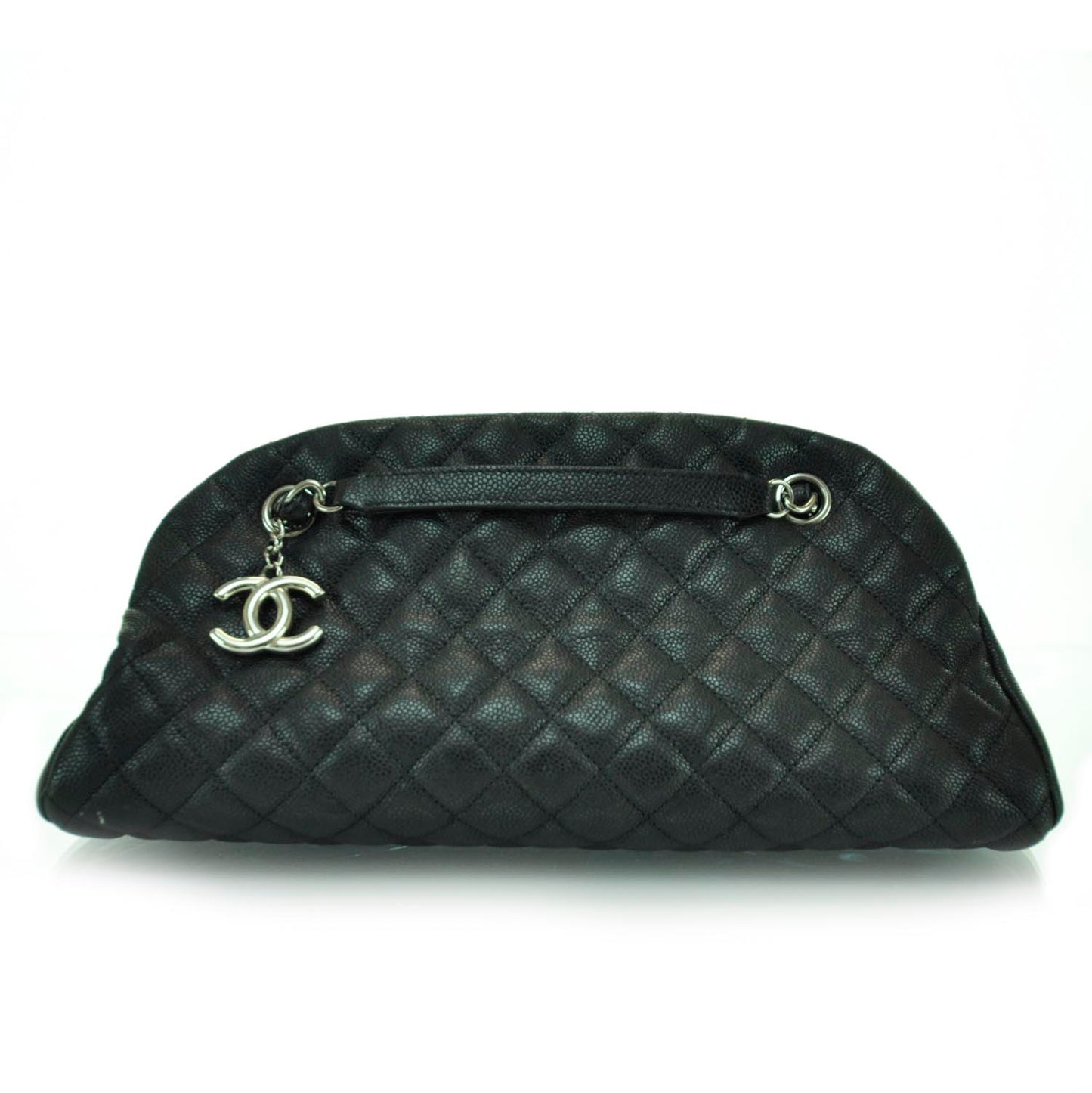 Caviar Quilted Medium Just Mademoiselle Black
