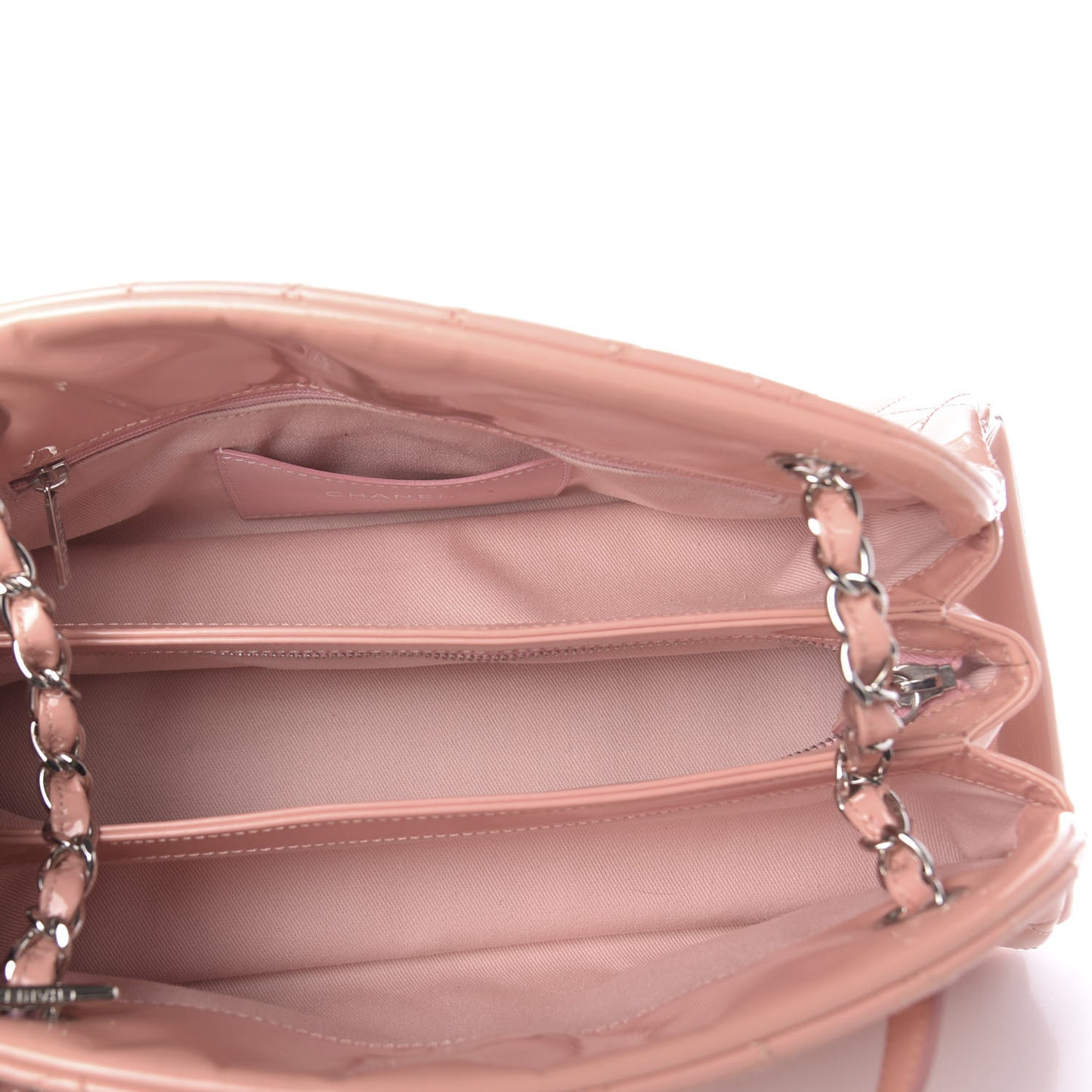 Patent Quilted Medium Just Mademoiselle Pink