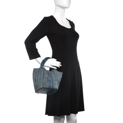 Hermes Box Vibrato Picotin PM Bleu Thalassa 2 of 12