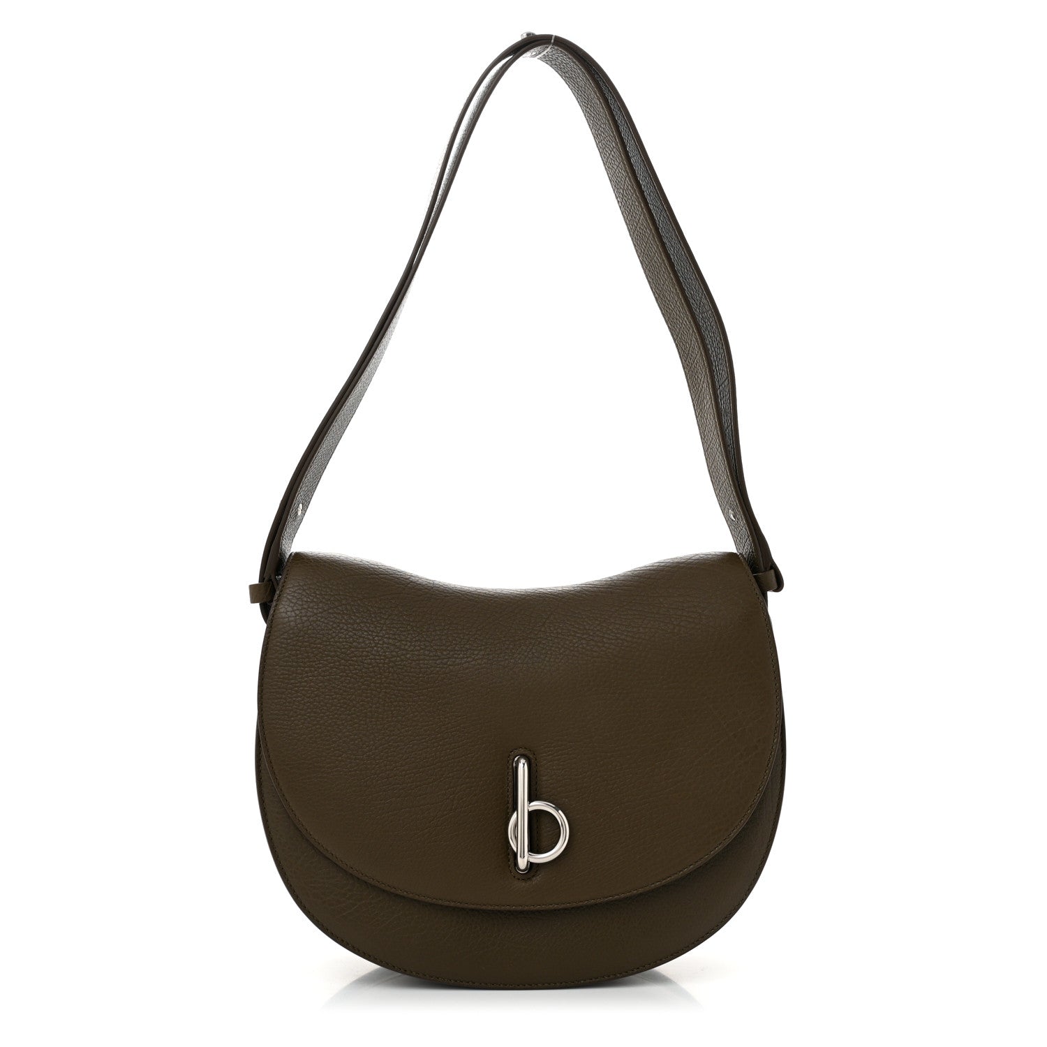 Burberry Calfskin Medium Rocking Horse Crossbody Military 1 of 9
