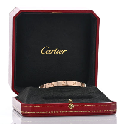 Cartier 18K Pink Gold LOVE Cuff Bracelet 18 4 of 4
