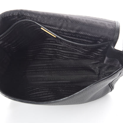 Prada Vitello Phenix Crossbody Bag Black 4 of 8