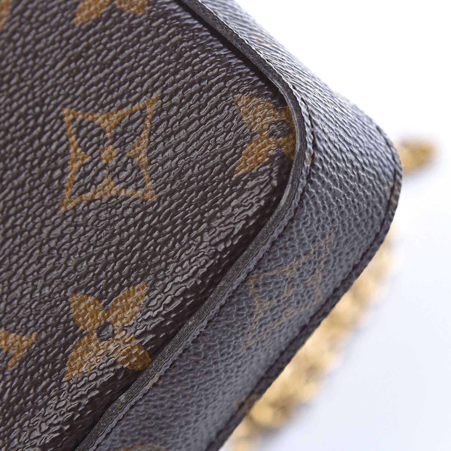 Louis Vuitton Monogram Pochette Felicie Chain Wallet Fuchsia 12 of 12