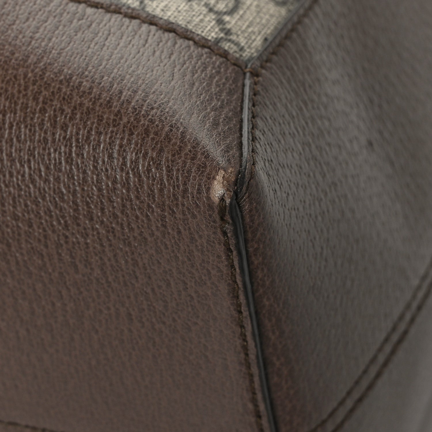 Gucci GG Supreme Monogram Web Ophidia Tote Brown 12 of 12