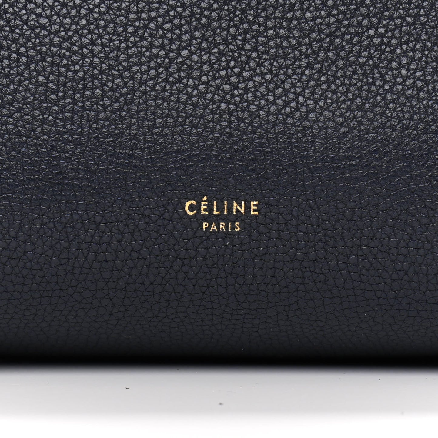 Drummed Calfskin Mini Belt Bag Navy