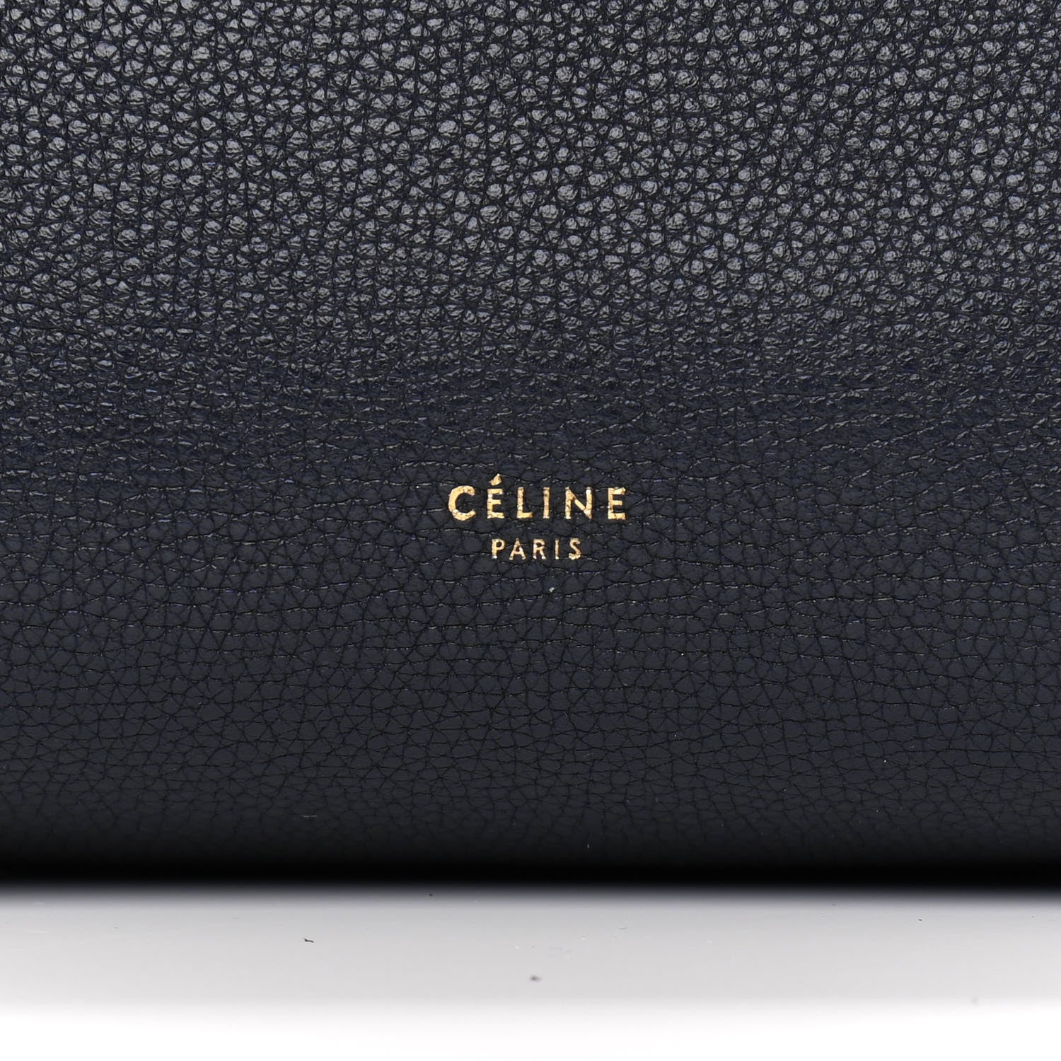 Celine Drummed Calfskin Mini Belt Bag Navy 6 of 12