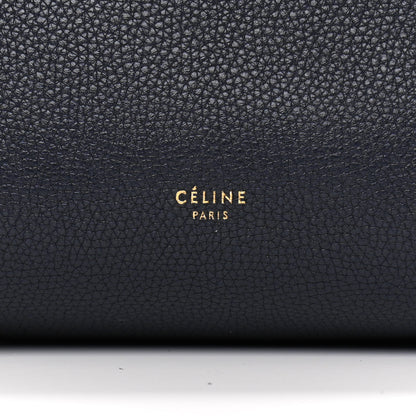 Celine Drummed Calfskin Mini Belt Bag Navy 6 of 12